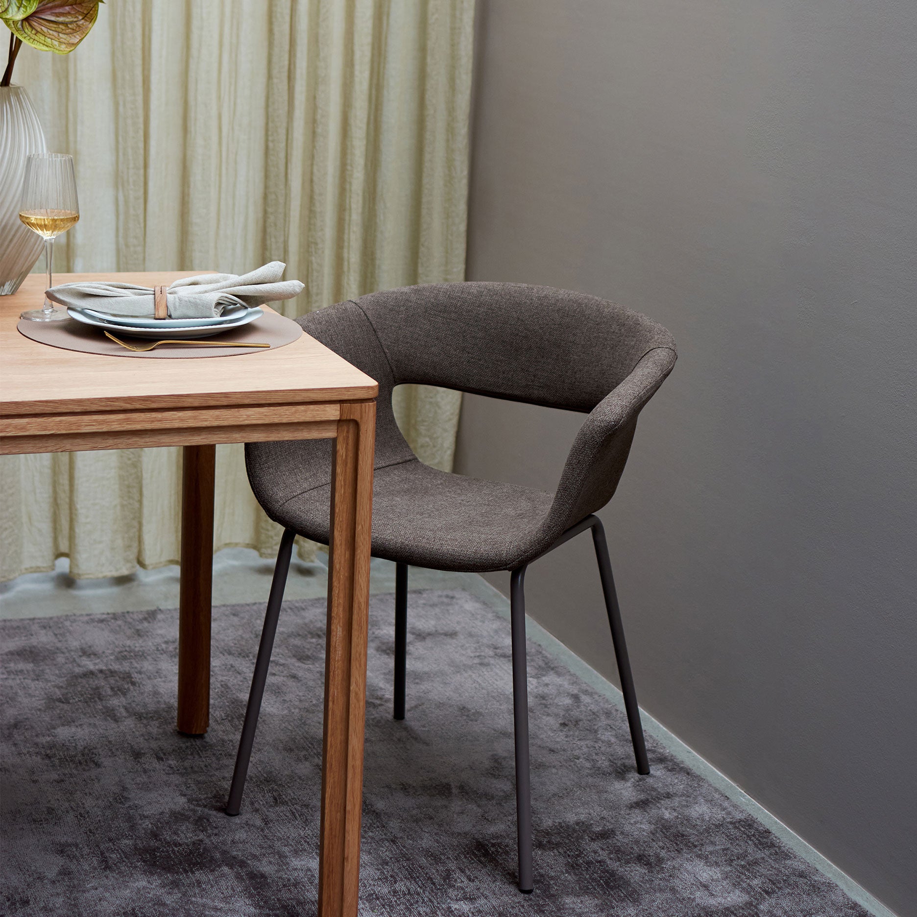 Messina spisebordsstol stof